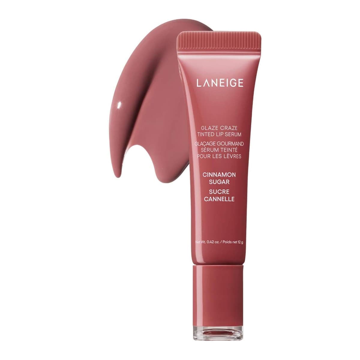 Glaze Craze Tinted Polypeptide Lip Serum, Cinnamon Sugar