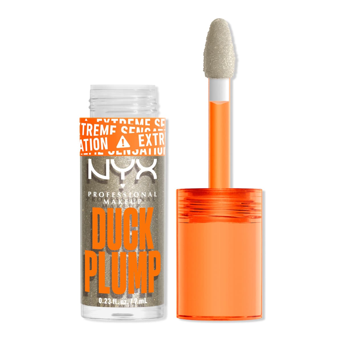 Duck Plump Plumping Lip Gloss Toppers, Quazy Silver