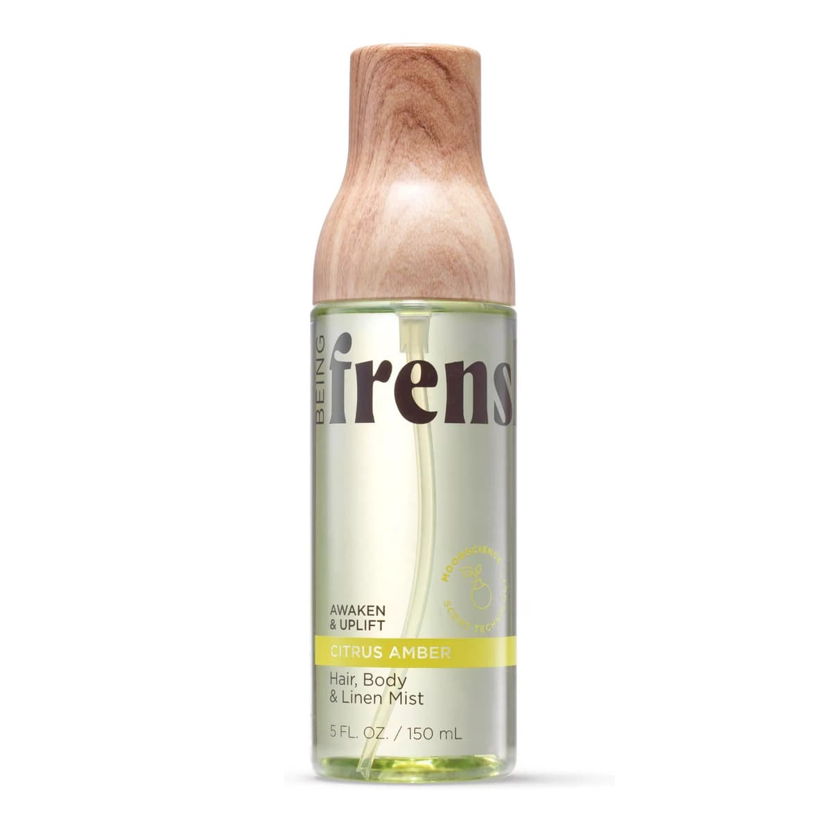 Women's Hair, Body & Linen Mist Body Spray with Essential Oils - Citrus Amber