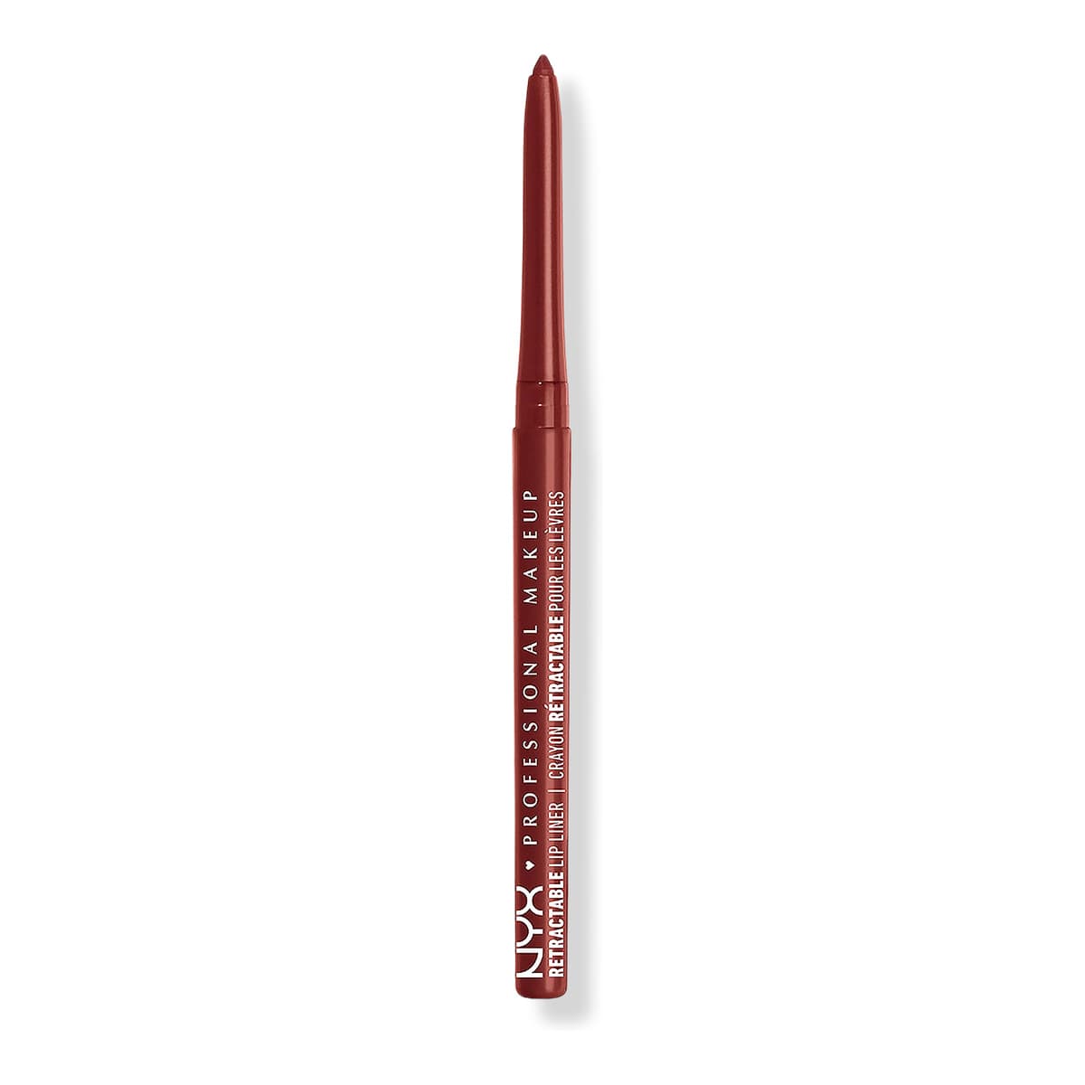 Retractable Long-Lasting Mechanical Lip Liner, Dark Red