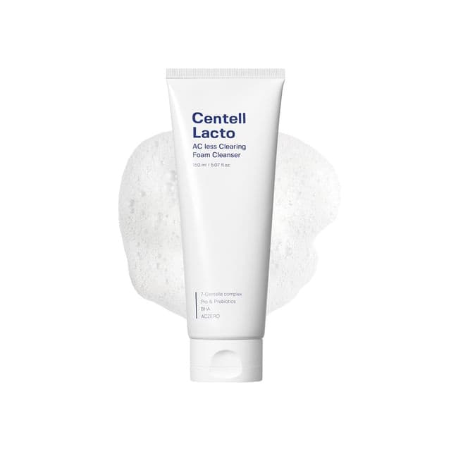 Centell Lacto AC Less Clearing Foam Cleanser