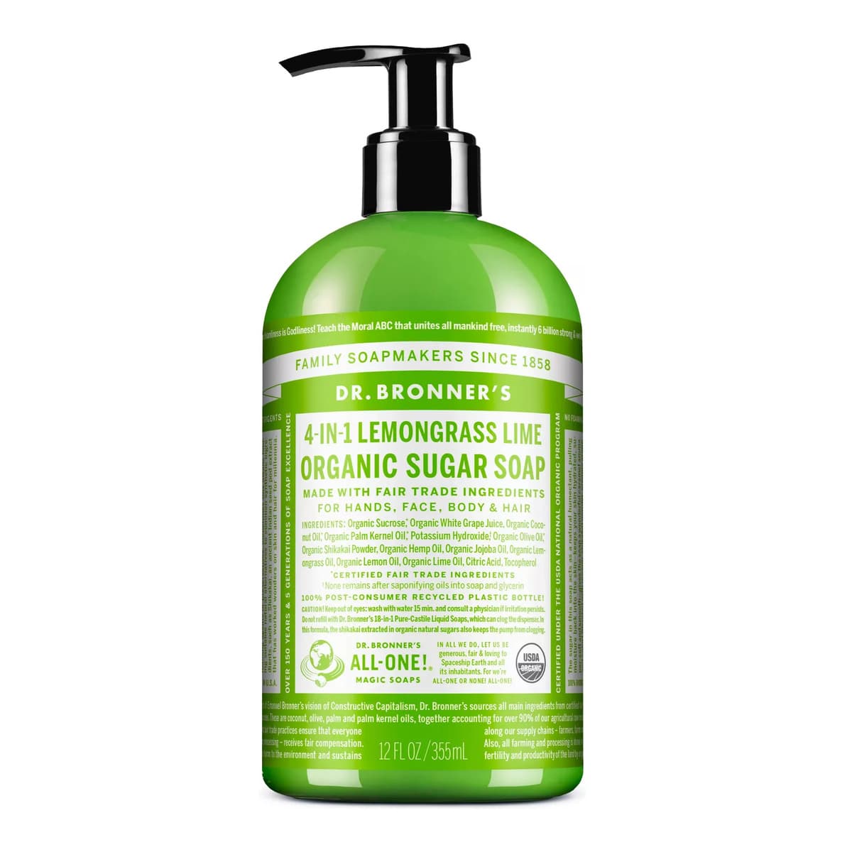 Organic Sugar Soap - Lemongrass Lime
