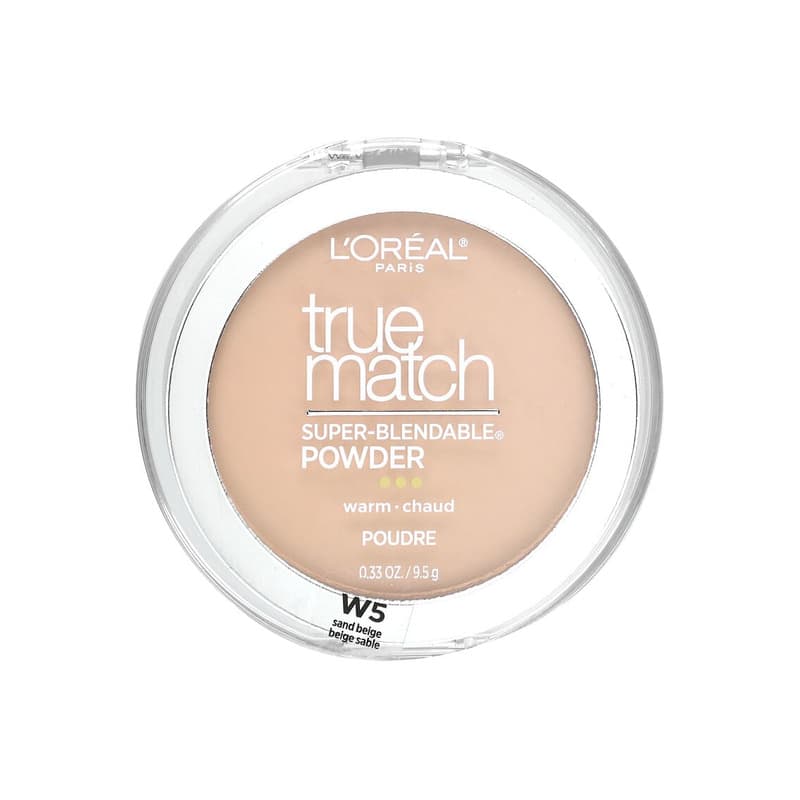 True Match, Super-Blendable Powder, W5 Sand Beige