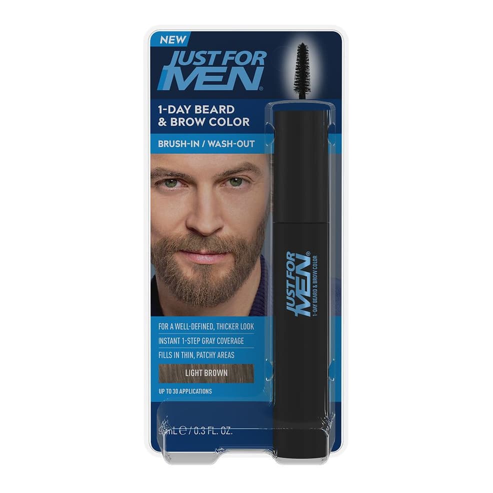 1-Day Beard & Brow Color, Light Brown