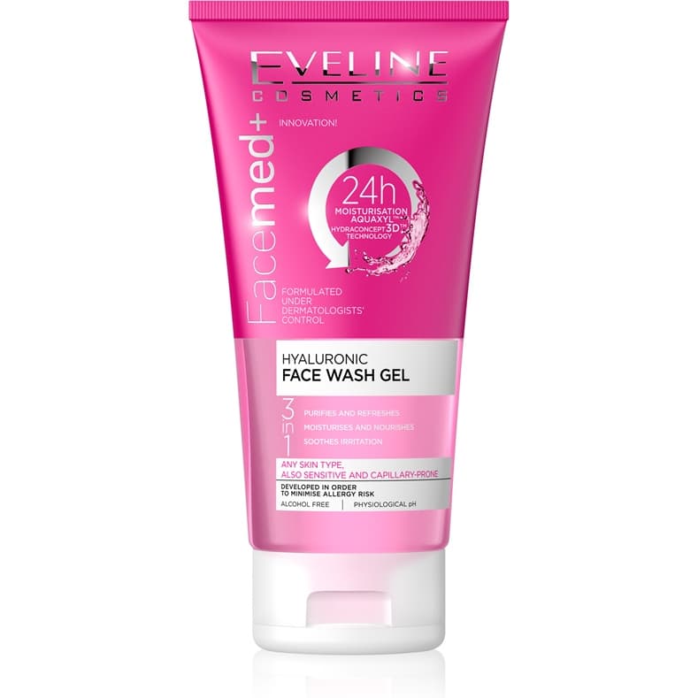 FaceMed+ 3-in-1 Cleansing Gel with Hyaluronic Acid