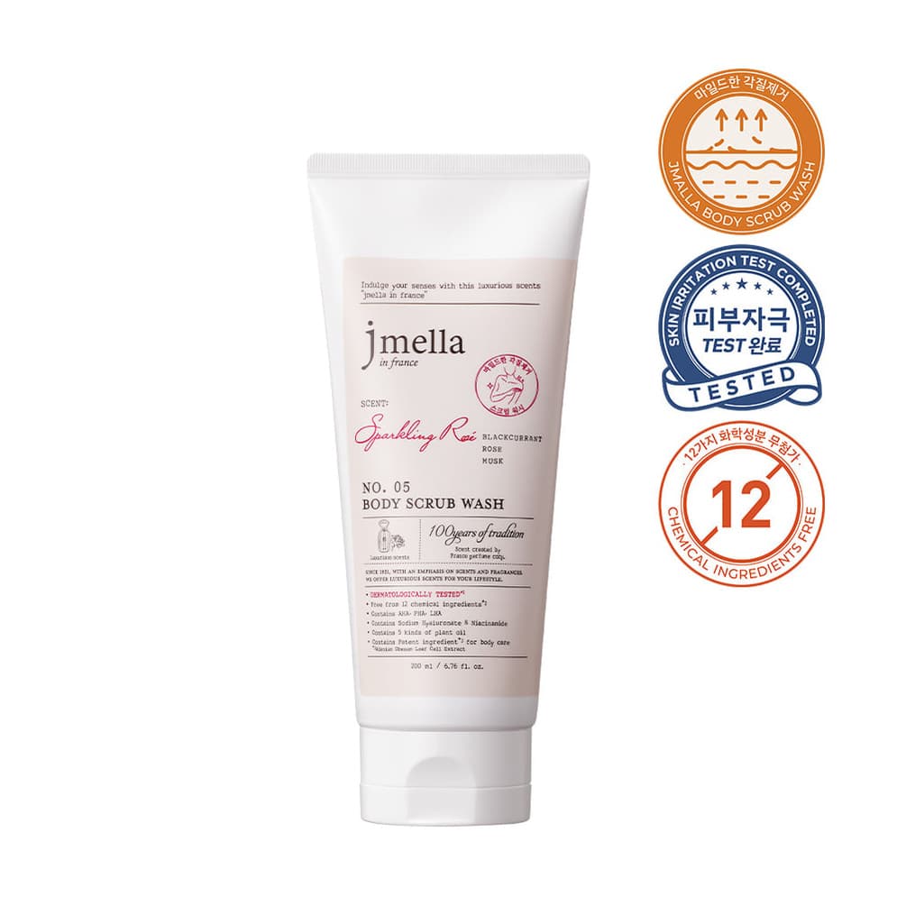 Sparkling Rose Body Scrub Wash