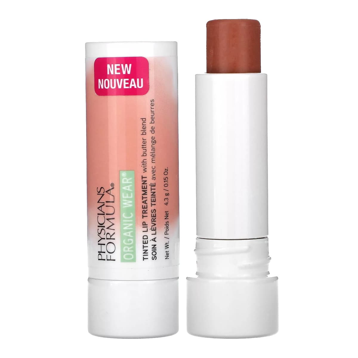 Organic Wear, Tinted Lip Treatment, Gingersnap