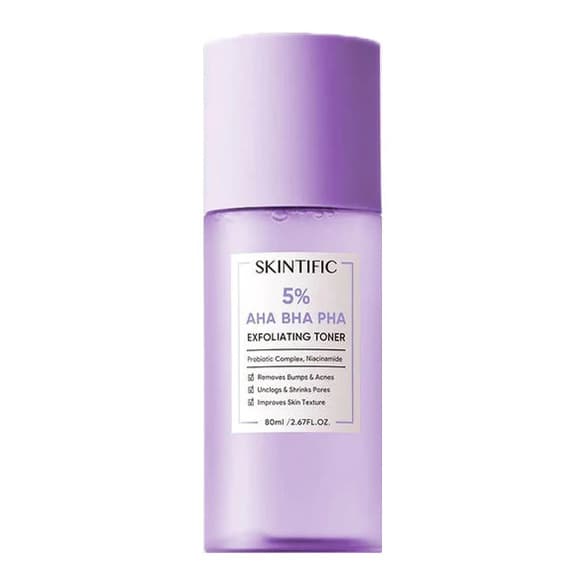 5% AHA BHA PHA Exfoliating Toner