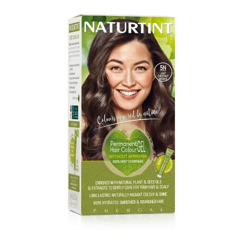 Permanent Hair Colour Gel 5N Light Chestnut Brown