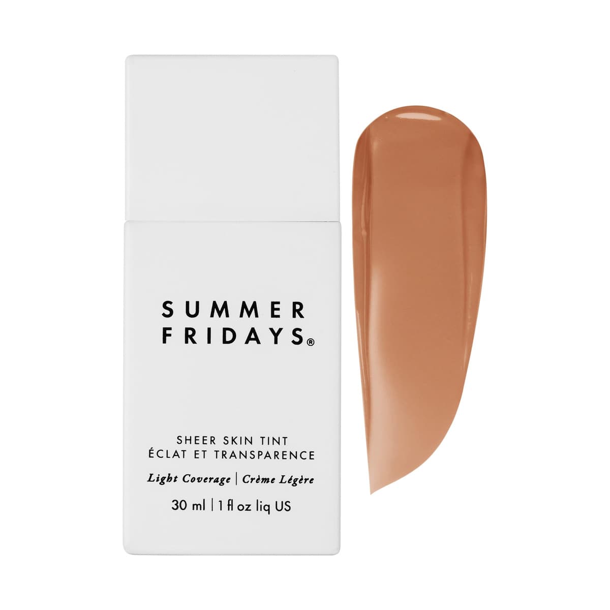 Sheer Skin Tint with Hyaluronic Acid + Squalane, Shade 4.5