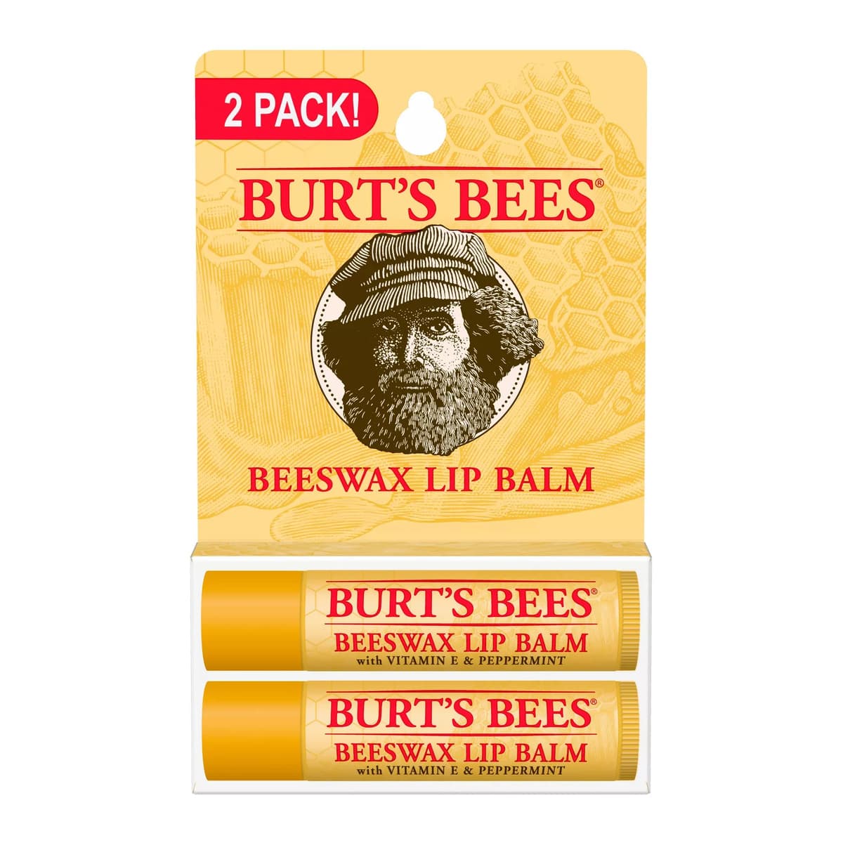Beeswax Lip Balm - 2pk