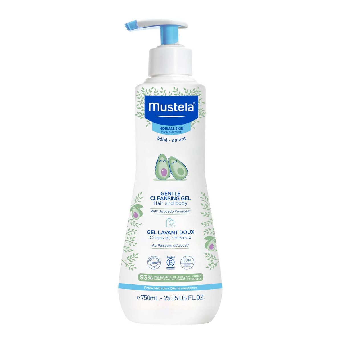 Gentle Cleansing Gel Baby Body Wash and Baby Shampoo