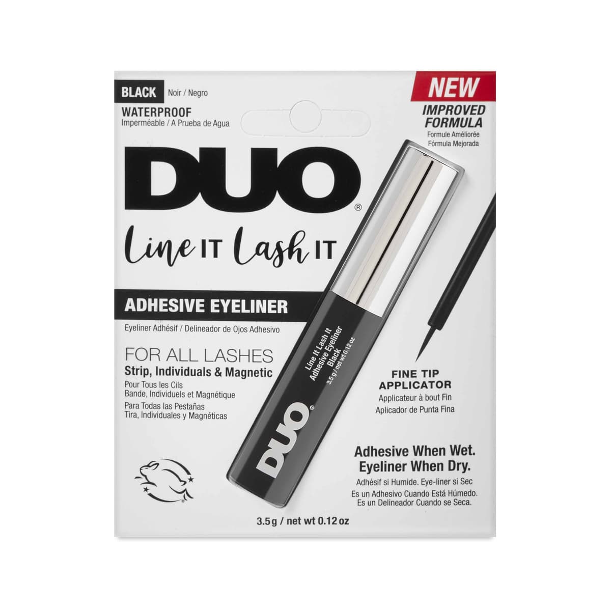 Line It Lash It - Black
