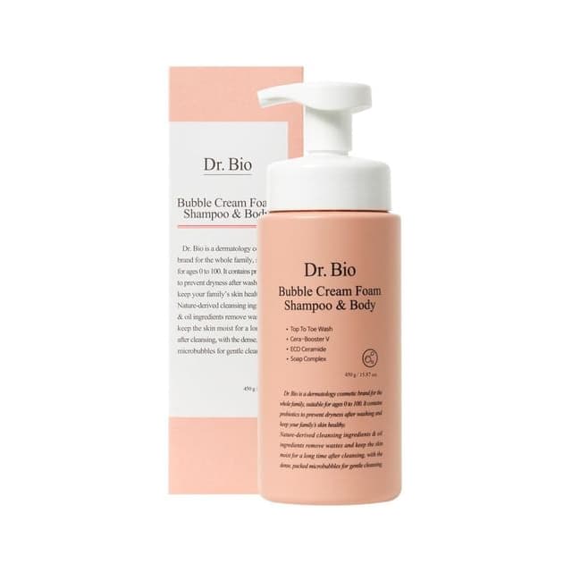 Bubble Cream Foam Shampoo & Body