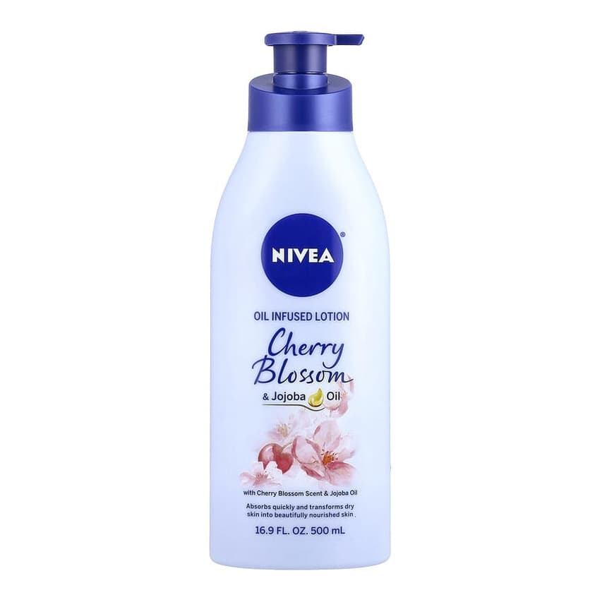 Oil Infused Lotion, Cherry Blossom & Jojoba Oil