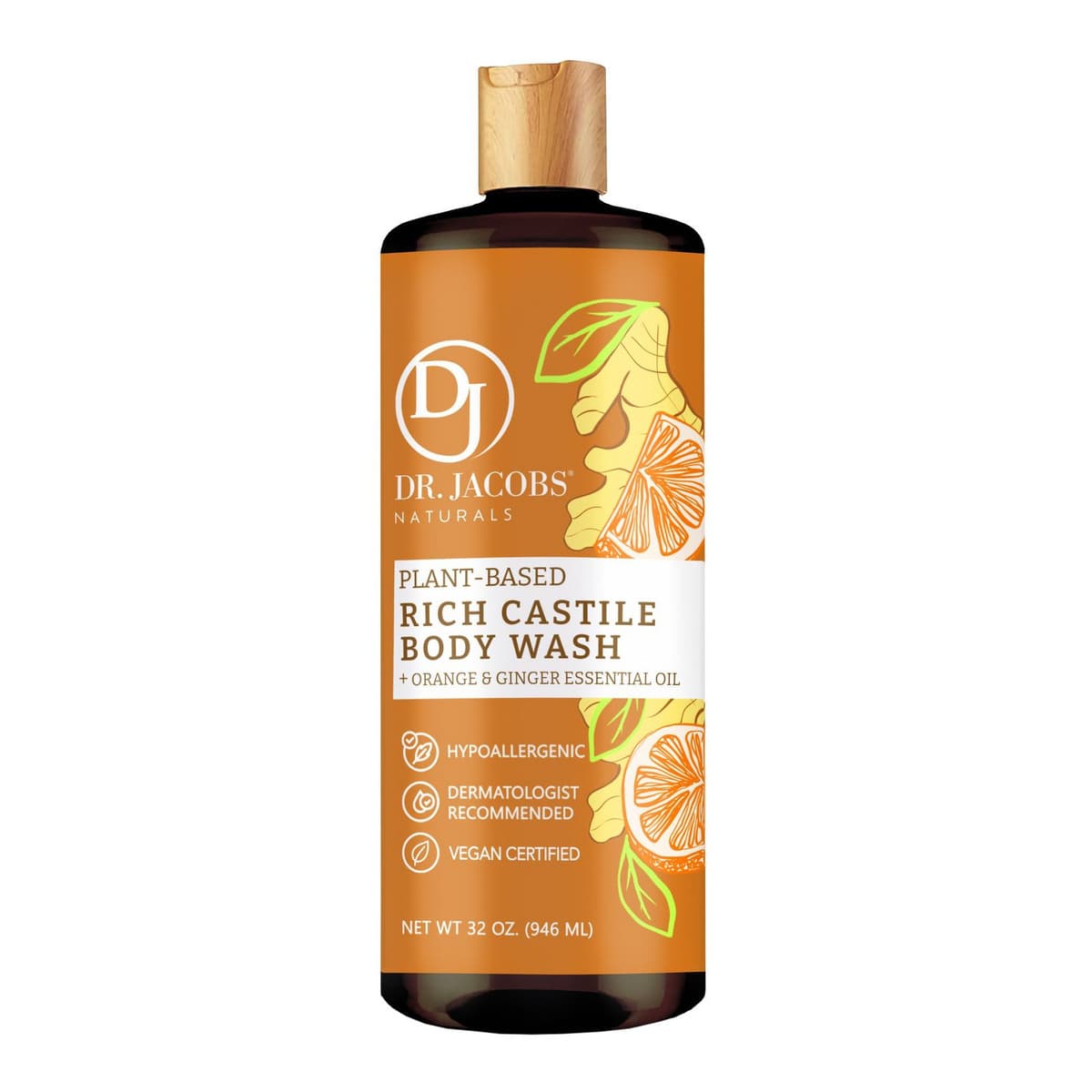 Orange & Ginger Castile Body Wash