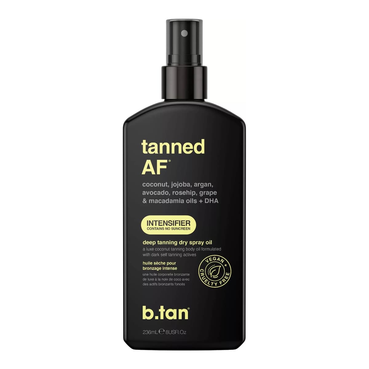 Tanned AF Intensifer Tanning Lotions and Oils