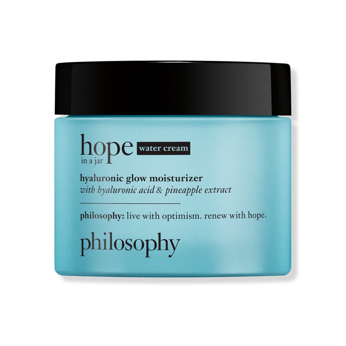 Hope In A Jar Water Cream Hyaluronic Glow Moisturizer
