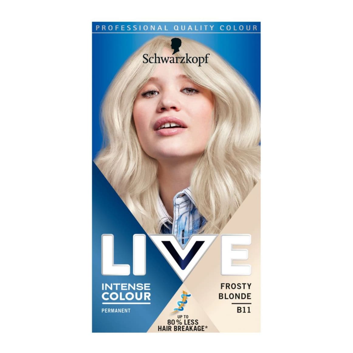 LIVE B11Frosty Blonde Permanent Cool Blonde Hair Dye
