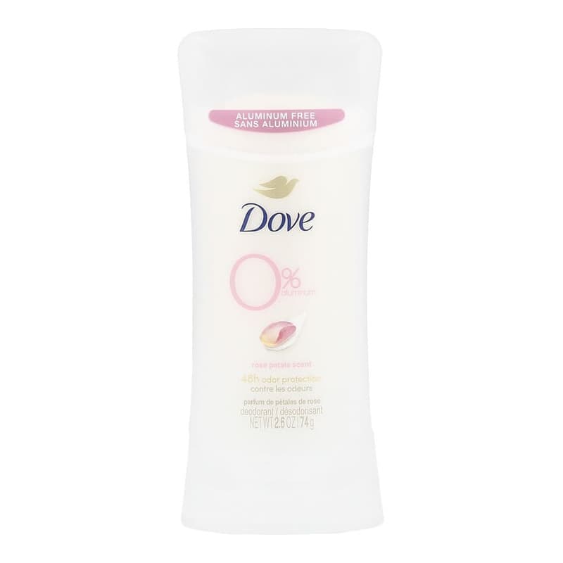 0% Aluminum Deodorant, Rose Petals