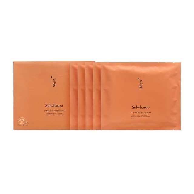 Concentrated Ginseng Renewing Creamy Mask EX 5 pcs