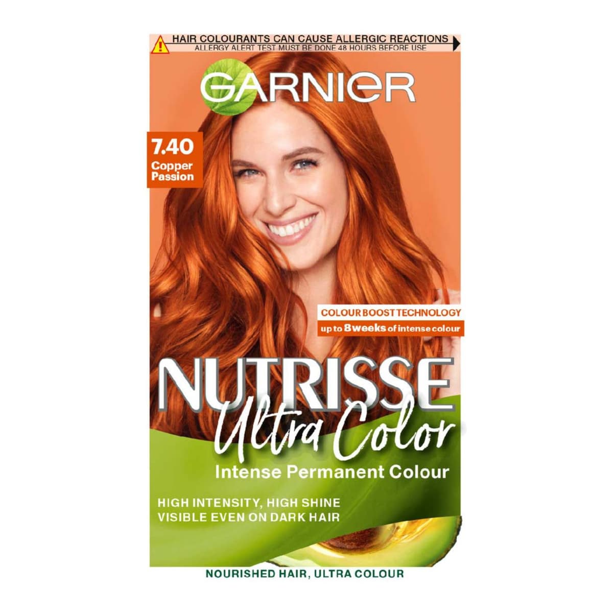 NUTRISSE Ultra Color GB 7.40 Copper Passion Permanent Hair Dye