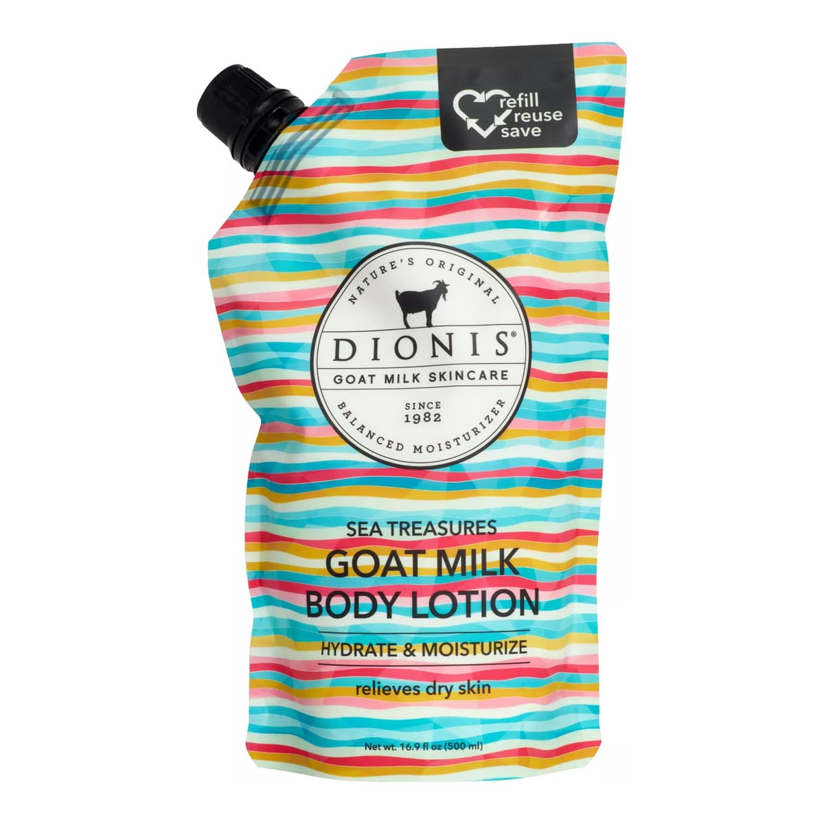 Dionis Goat Milk Body Lotion Refill Pouch Sea Treasures