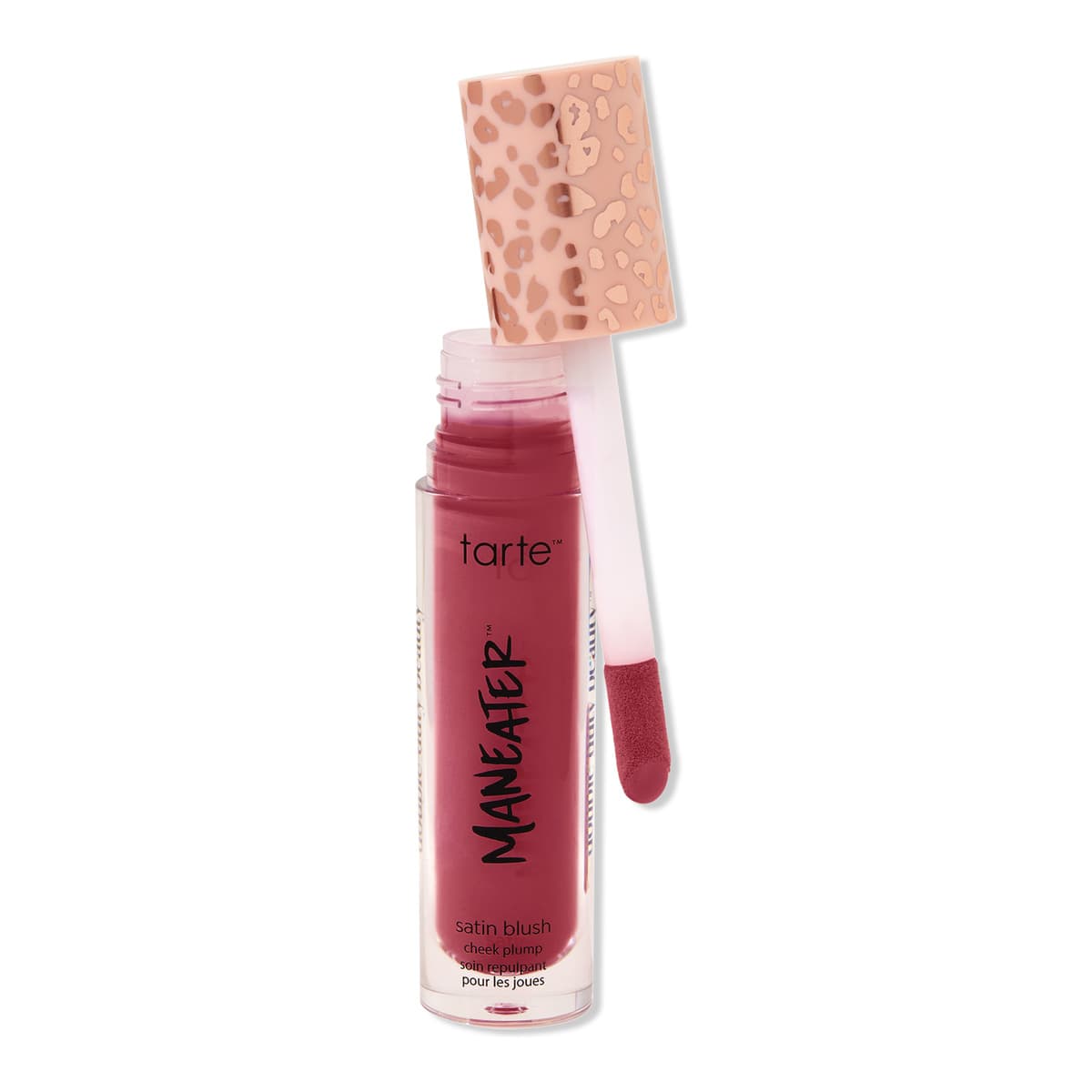 Maneater Satin Blush Cheek Plump, Pink Raspberry