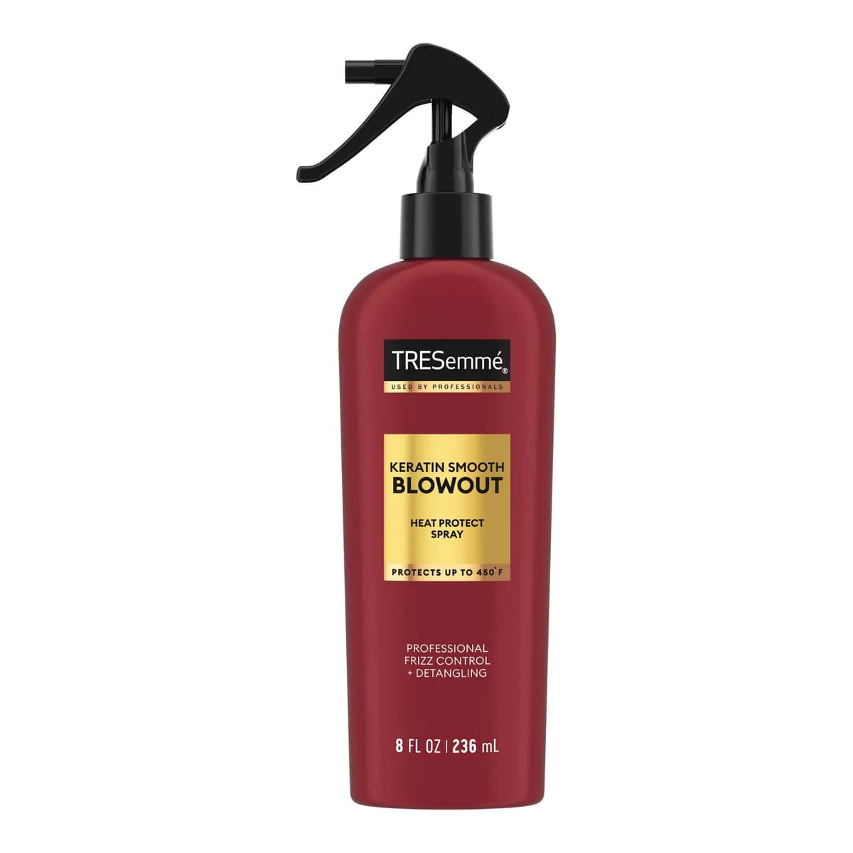 Heat Protect Spray for 5-in-1 Anti-Frizz Control Keratin Smooth with Marula Oil