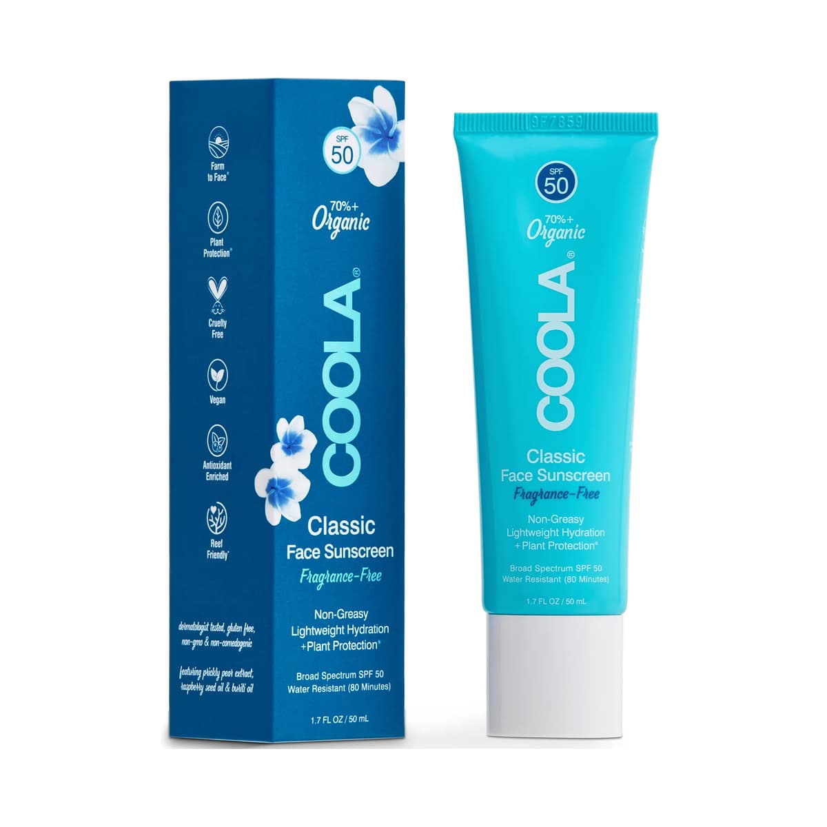 Classic Face Organic Sunscreen Lotion SPF 50