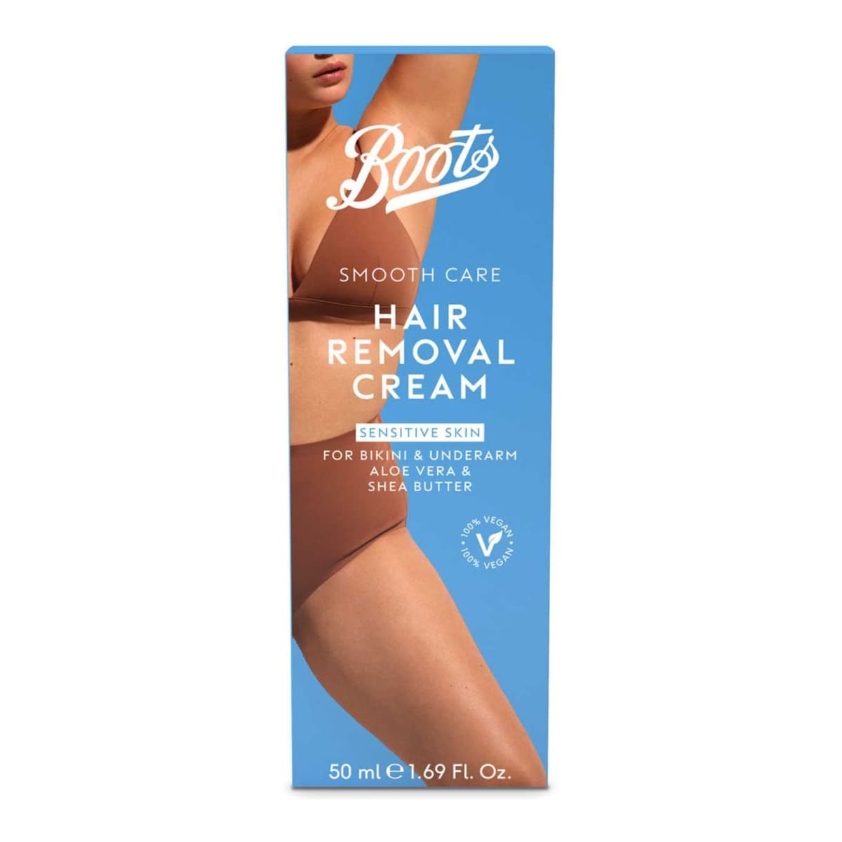 Smooth Care Bikini & Underarm Hair Removal Cream Sensitive Skin