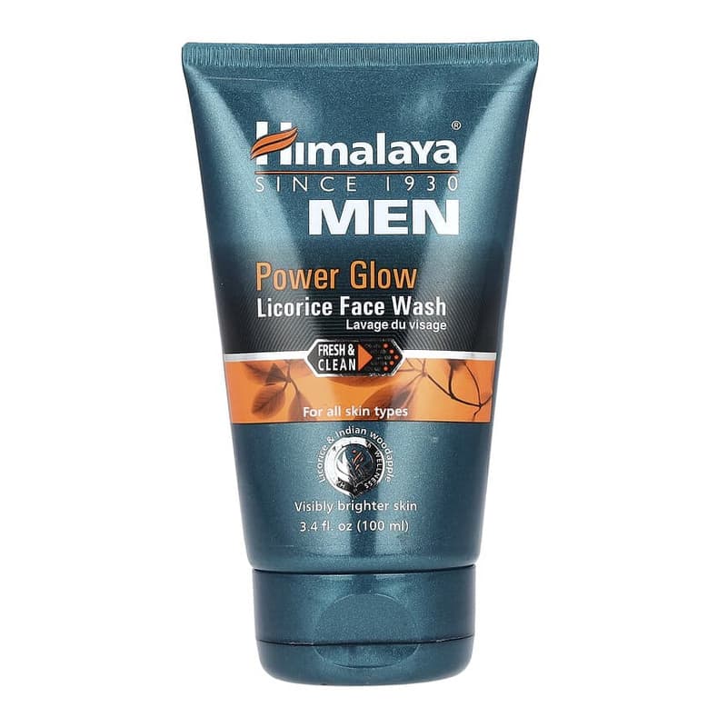 Men, Power Glow, Licorice Face Wash
