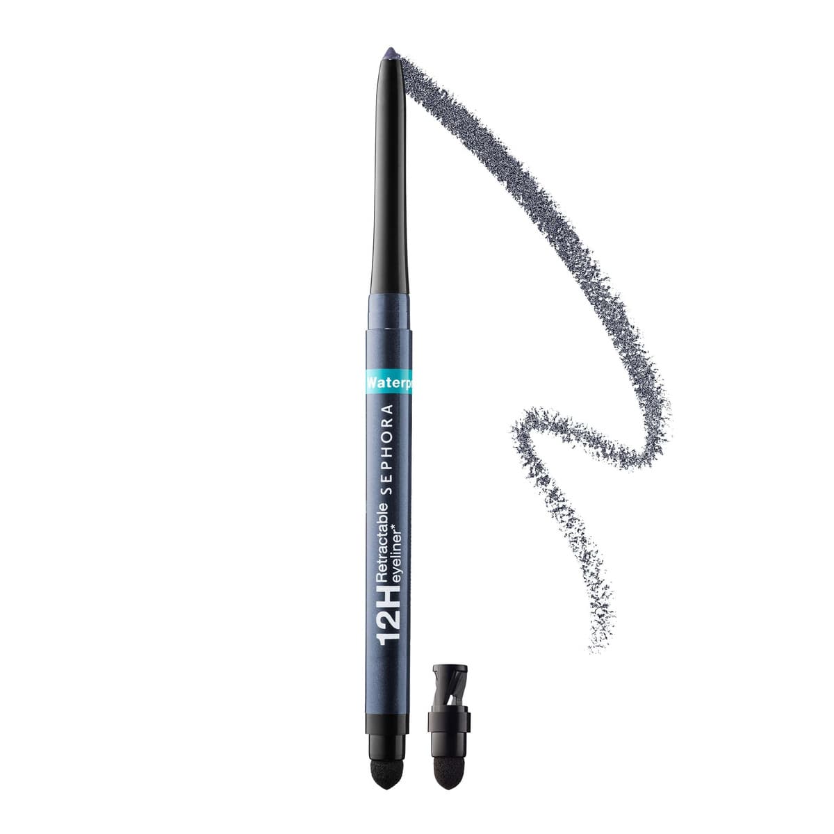 Waterproof 12HR Retractable Eyeliner Pencil, #15 Shimmer Slate Gray