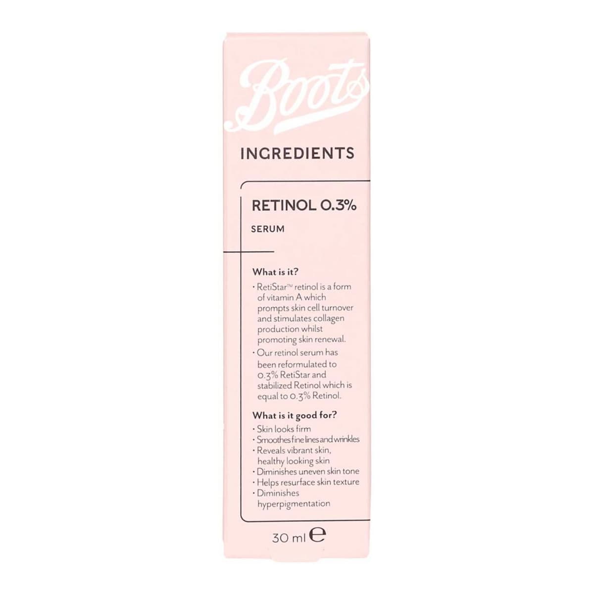 Ingredients Retinol Serum 0.3%
