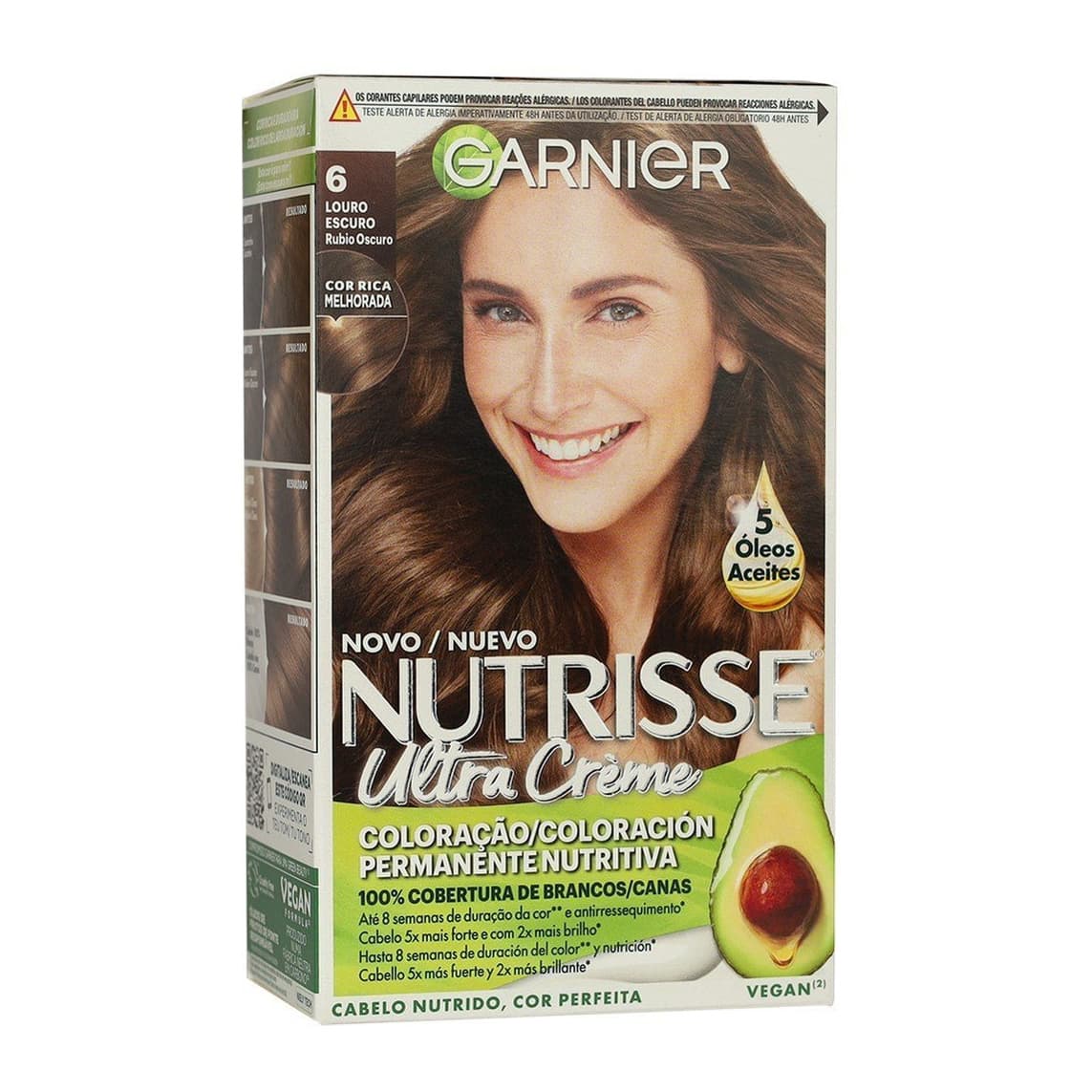 Nutrisse Ultra Crème Permanent Hair Dye 6 Dark Blonde