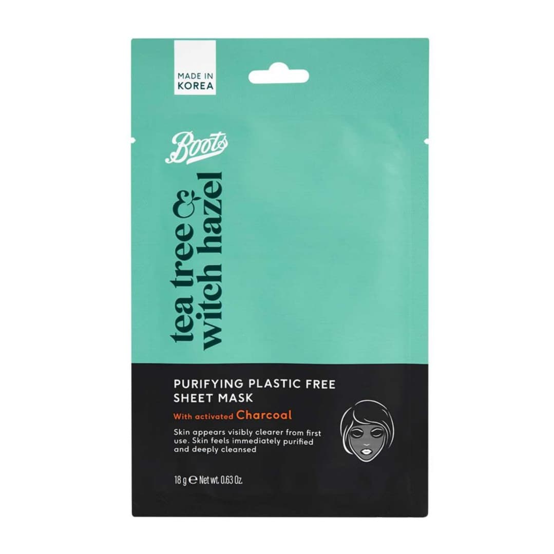 Tea Tree & Witch Hazel Purifying Plastic Free Sheet Mask