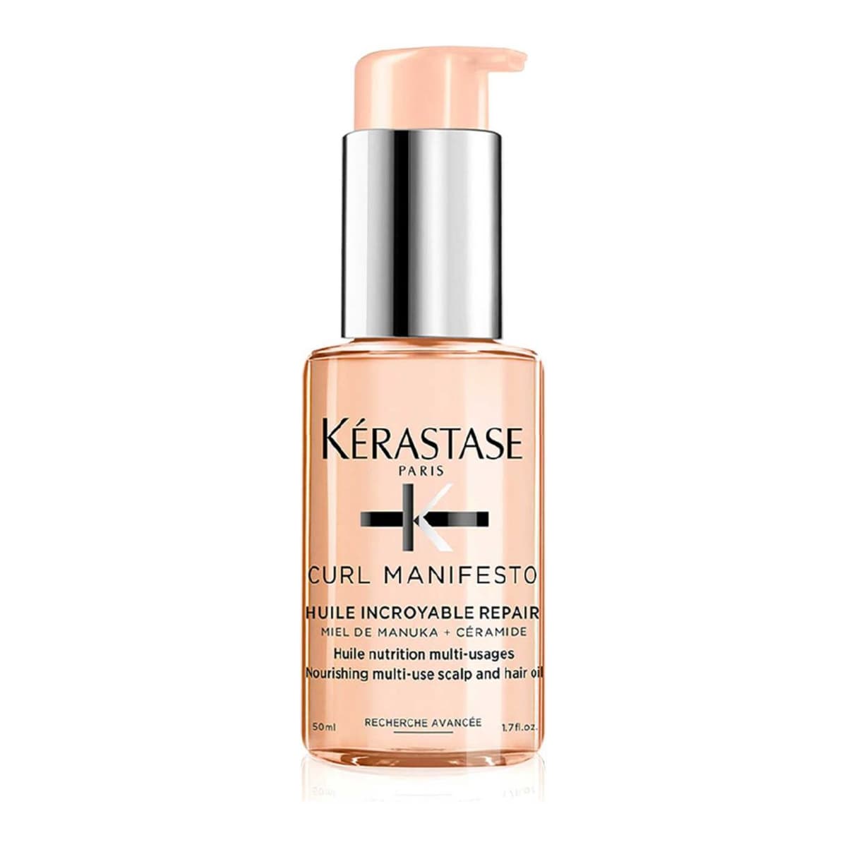 Kérastase Curl Manifesto, Nourishing Oil Styling and Finishing Treatment, With Manuka Honey, Huile Sublime Repair