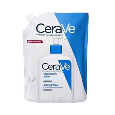 Daily Moisturizing Lotion Refill Pouch with Hyaluronic Acid & Ceramides for Normal to Dry Skin