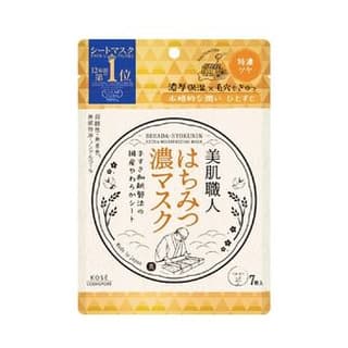 Clear Turn Bihada-Syokunin Beautiful Skin Artisan Mask, Extra Moisturizing Honey