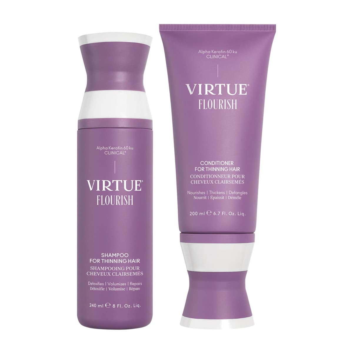 Flourish® Thickening Shampoo + Conditioner Set for Thinning Hair