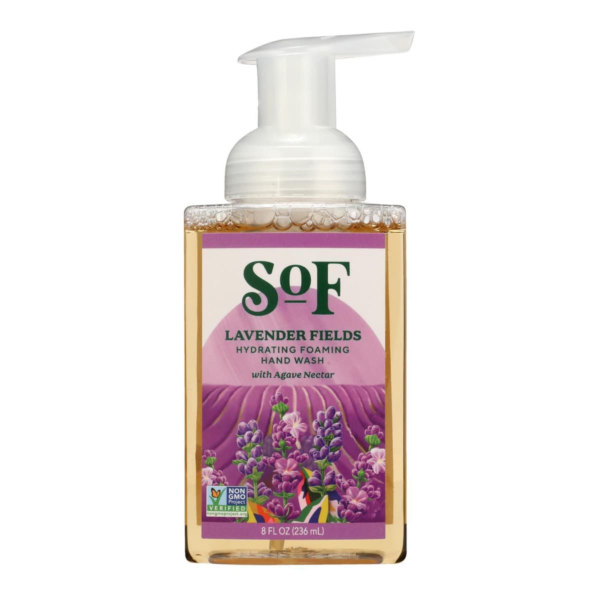 Lavender Fields Hydrating Foaming Hand Wash - 8 fz