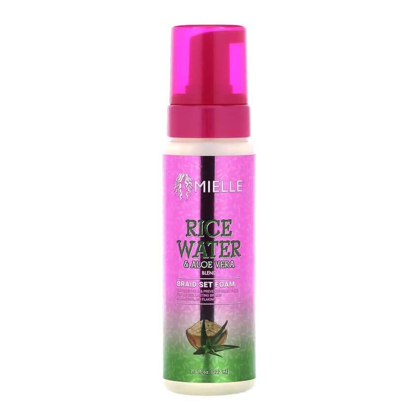 Braid Set Foam, Rice Water & Aloe Vera Blend