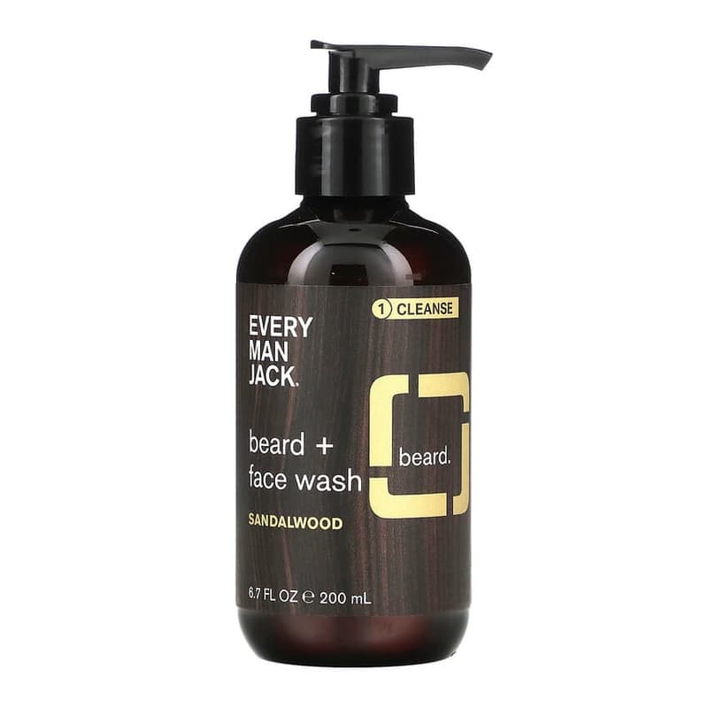 Beard + Face Wash, Sandalwood