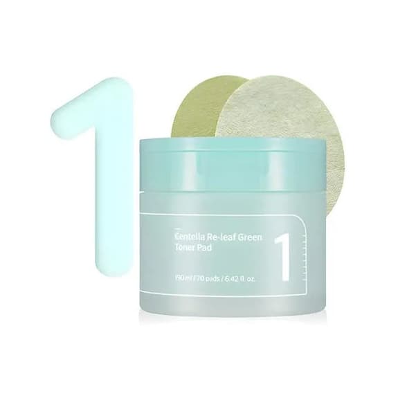 No. 1 Centella Re-leaf Green Toner Pad
