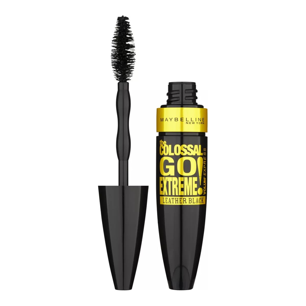 Colossal Go Extreme Mascara, Leather Black