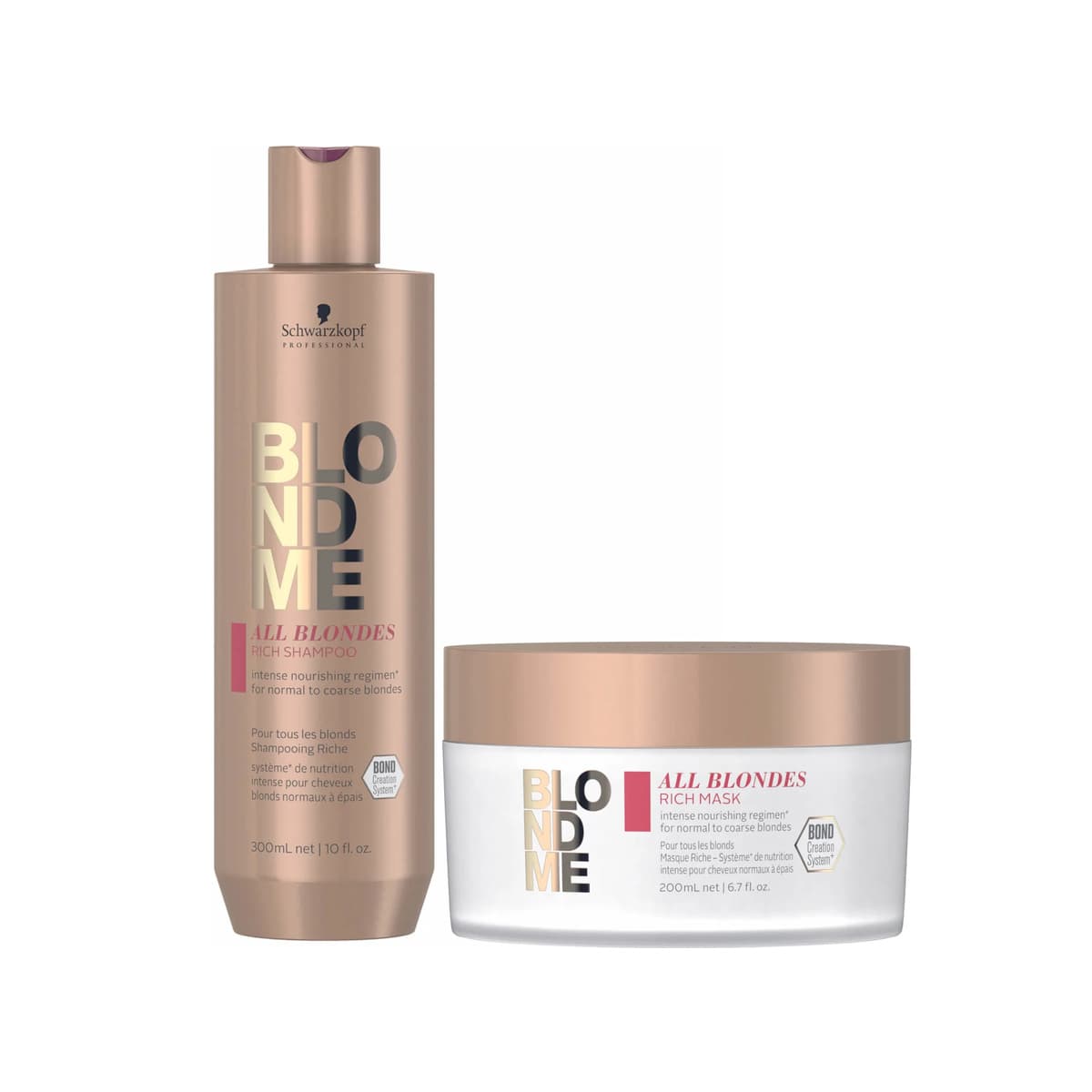 Schwarzkopf Professional BLONDME Rich Blondes Duo