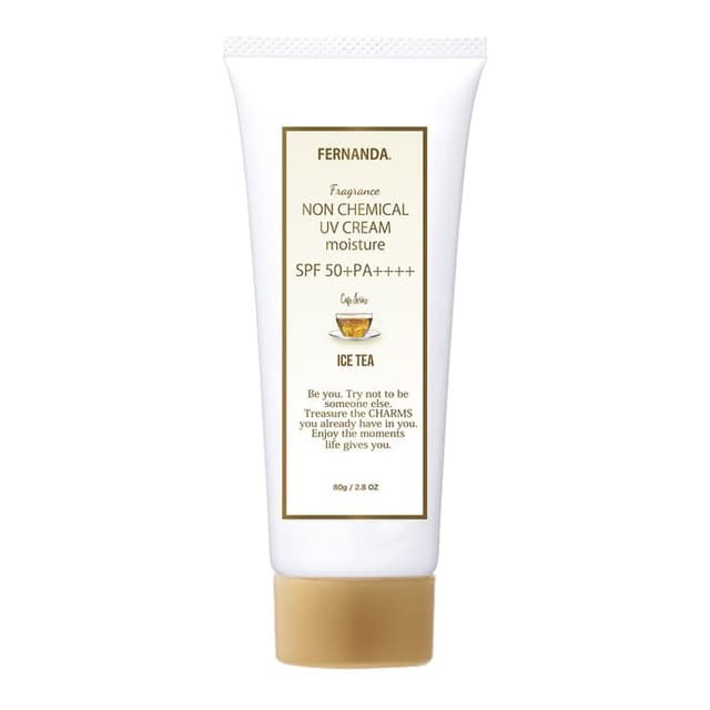 Non Chemical UV Cream Moisture SPF 50+ PA++++, Ice Tea