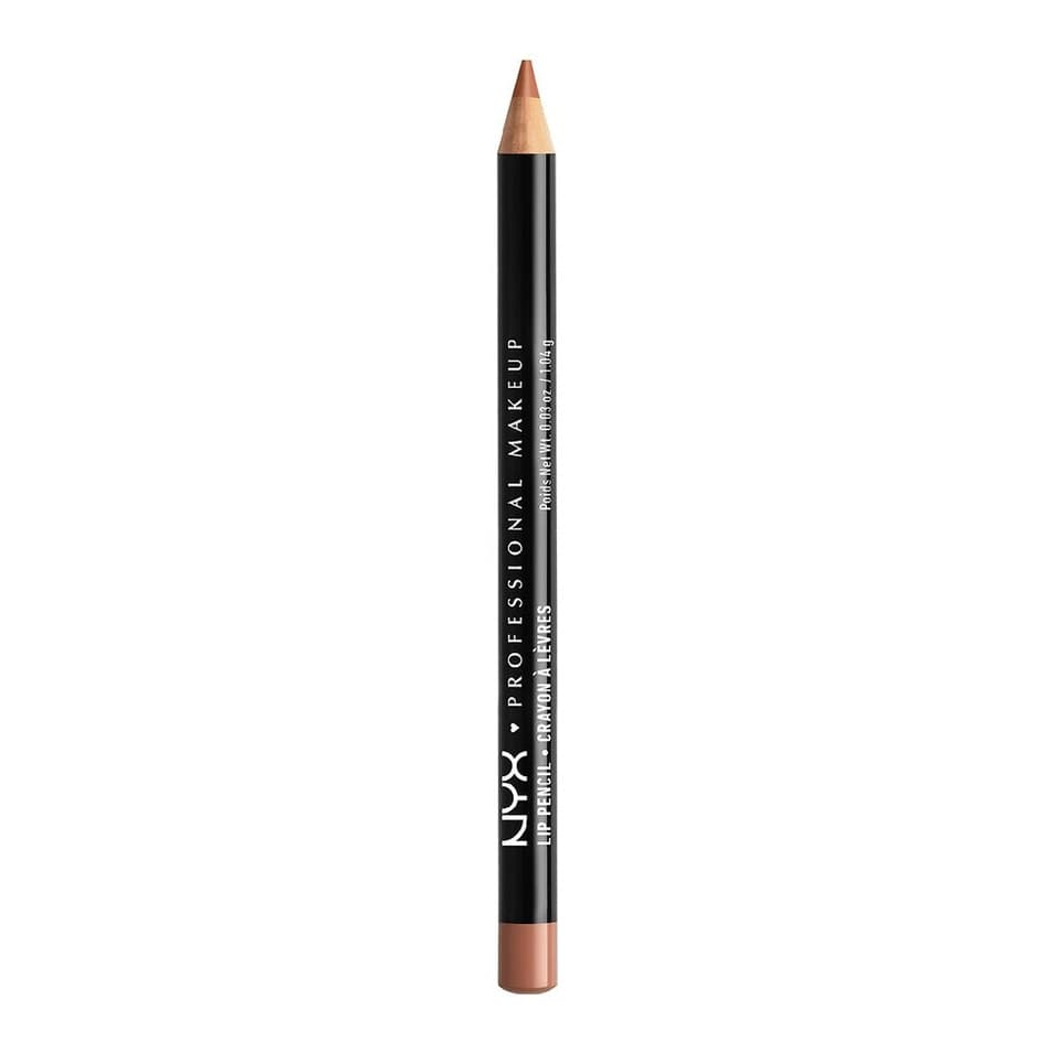 Slim Lip Pencil Creamy Long-Lasting Lip Liner, Soft Brown