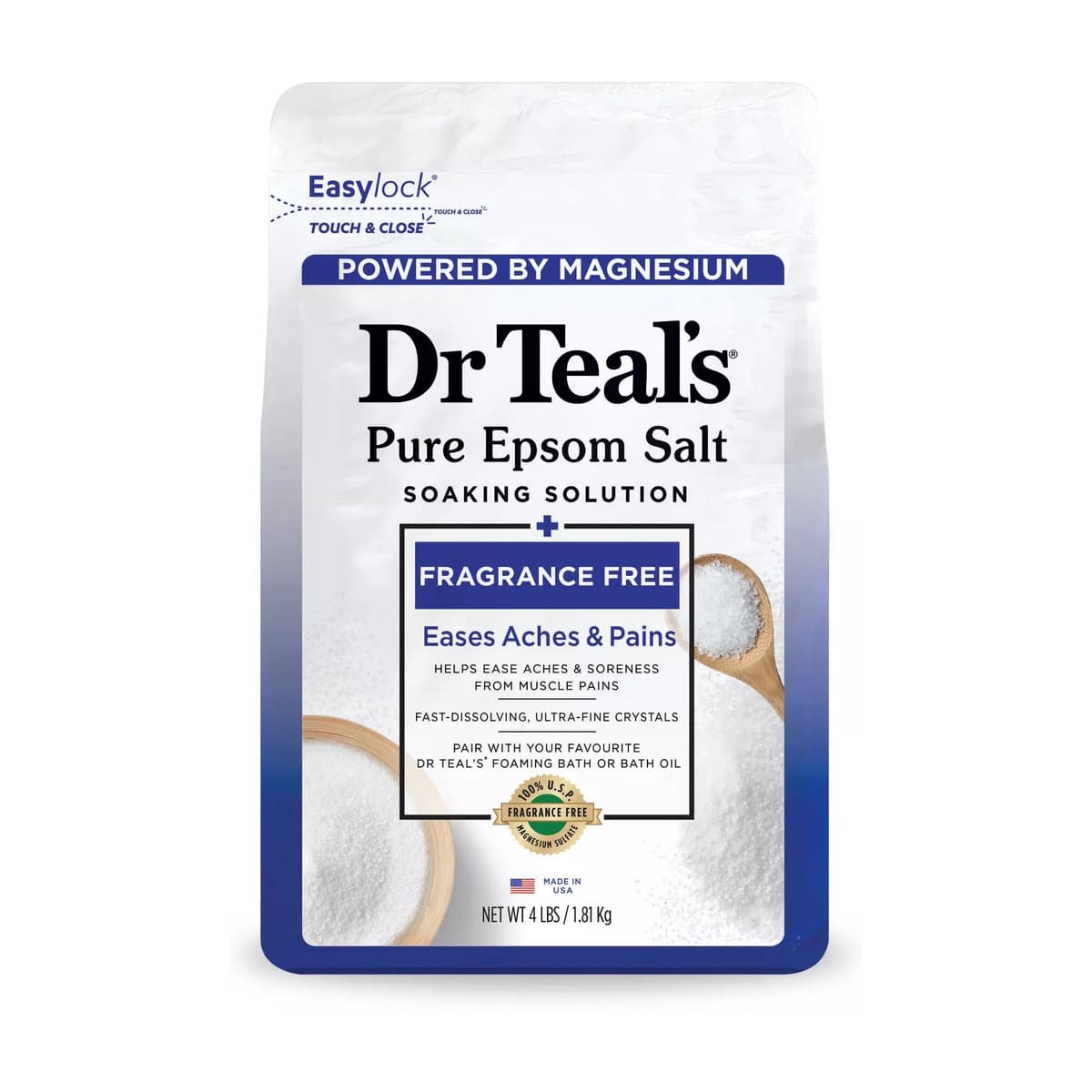 Epsom Salt Magnesium Soak - Fragrance-Free
