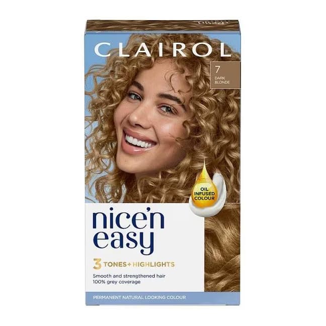 Clairol Nice'n Easy Hair Dye 7 Dark Blonde